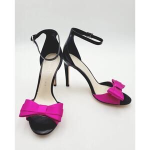 Ivanka Trump Phallon Womens High Heel Shoes Sz 6.5 M Dark Pink Black